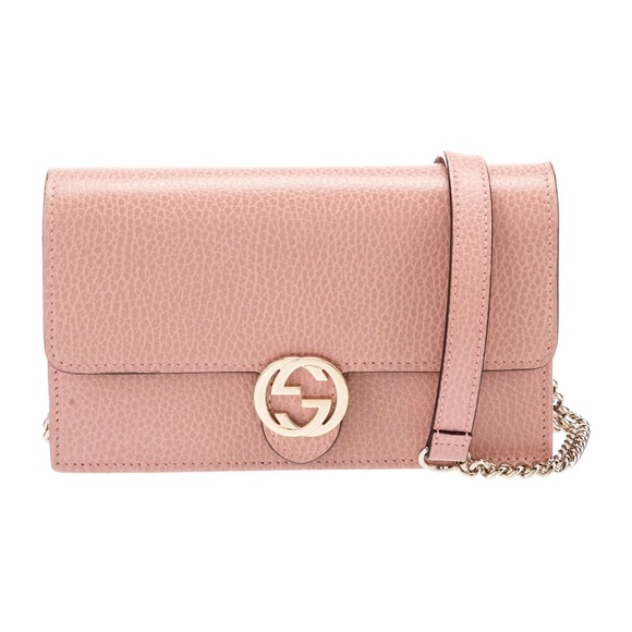 Gucci Blush Leather Crossbody Bag - Picture 1 of 11